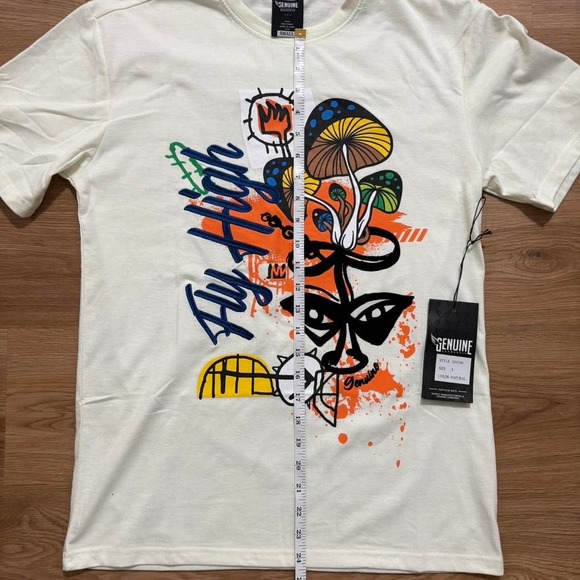 Genuine Authentic "Fly High" Graphic Tee – Size S - Picture 3 of 8